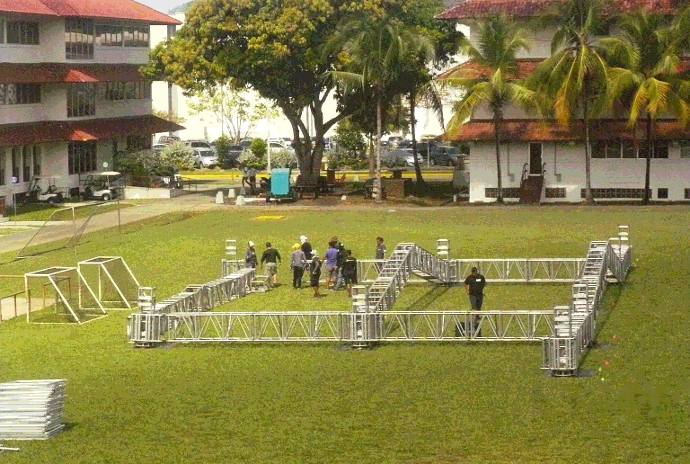 stage crew started earlier in the week